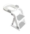 Toilet seat reducer with ladder