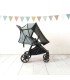 Stroller sunshade protector