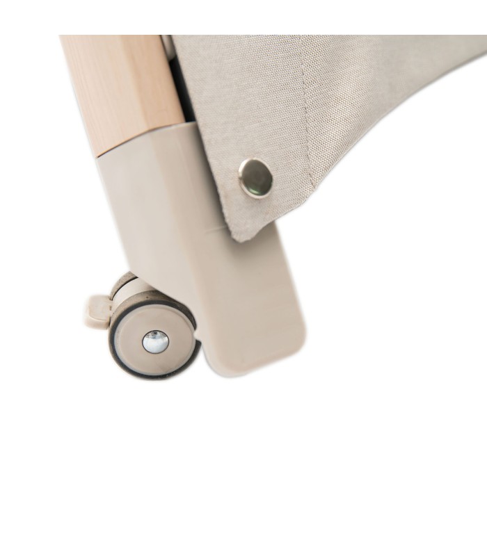 Minicama de co-sleeper Stella Olmitos | Inclui madeira e edredão