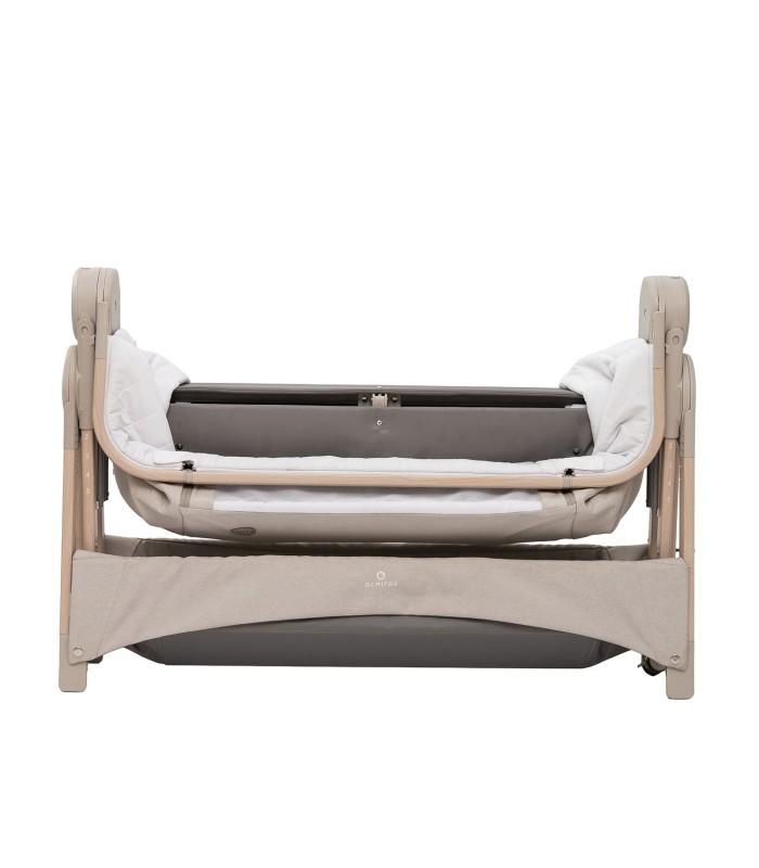 Co-sleeping crib Stella Olmitos | Wood and quilt included