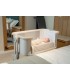 Co-sleeping crib Stella Olmitos | Wood and quilt included