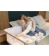 Minicama de co-sleeper Stella Olmitos | Inclui madeira e edredão
