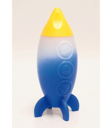 Rocket silicone bath toy M&M