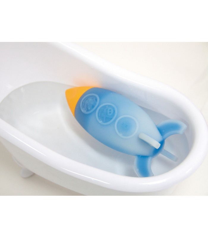Rocket silicone bath toy M&M