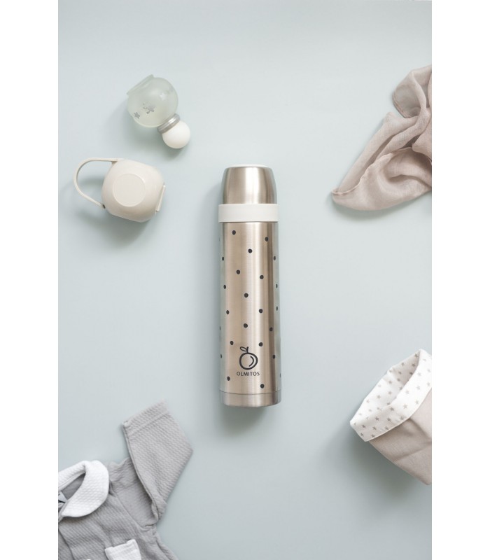 Stainless steel liquid thermos dots Olmitos