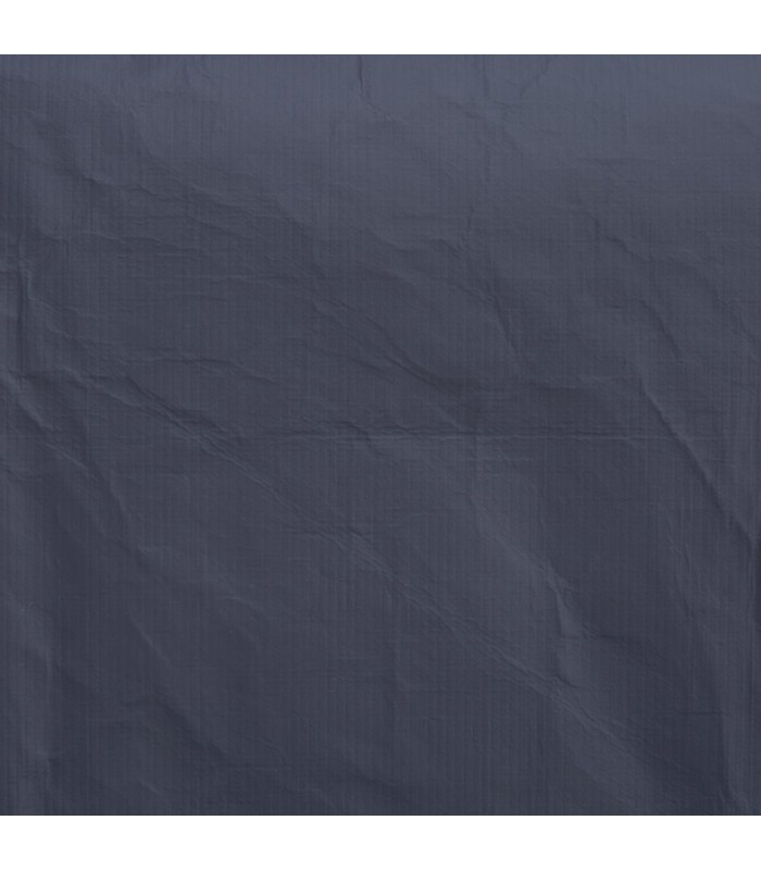 Mochila Tyve String Lässig gris oscuro con textura arrugada tipo papel, ligera y con cierre de cuerdas.